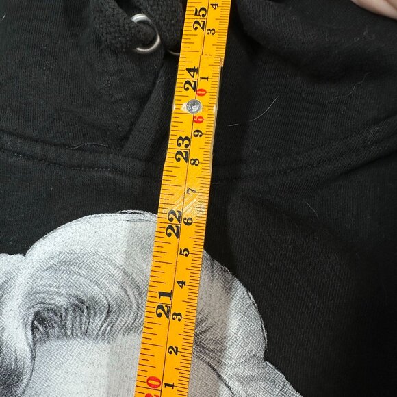 Marilyn Monroe All Hustle Hoodie Mens Small Graphic Pullover Black Tequila - Picture 4 of 8